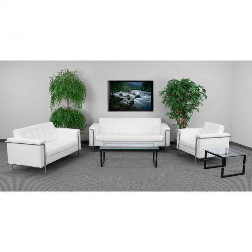 Lesley Series Reception Set in White (MF-ZB-LESLEY-8090-SET-WH-GG)