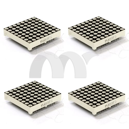 4x dot-matrix led light display 3.75mm 8*8 bicolor green and red for arduiino for sale