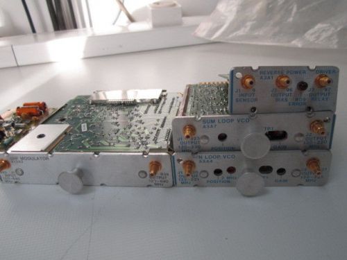 HP 8662A 8663A set used boards , status unknown