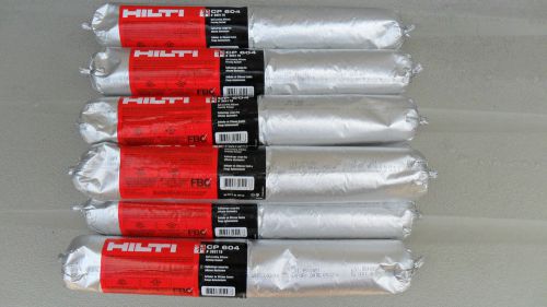 New 10 tubes of Hilti CP 604 Self-leveling Silicone Firestop Sealant # 369178