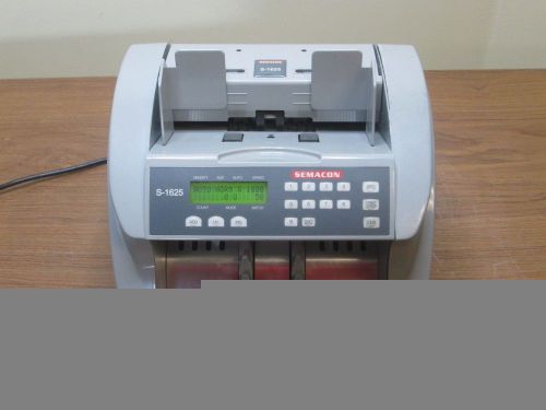 Semacon S-1625 Premium Currency Counter USED DAMAGED