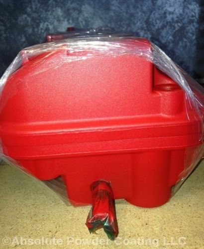 1lb. red fine texture powder coating for sale