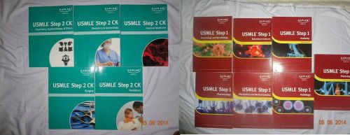 KAPLAN USMLE 2014 step 1 and step 2 ck lecture notes free shipping