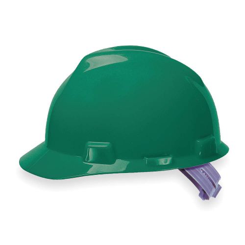 Hard Hat, FrtBrim, Slotted, PinLk, Green 463946