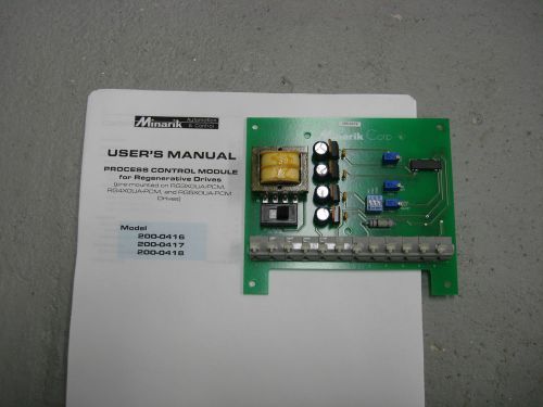 MINARIK 200-0416 Process Control Module PCM With User Manual