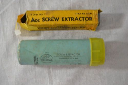 Pair of 2 Screw Extractors Greenfield Little Giant Ace