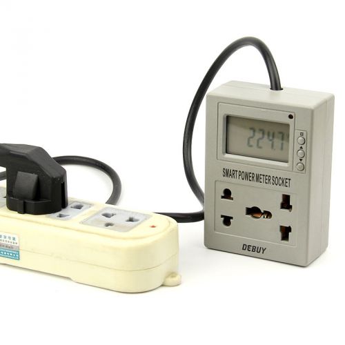 Eu automatic smart electric current voltage power meter socket flashing led for sale