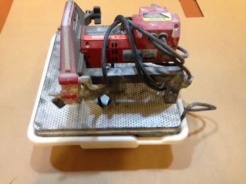 157226 mk tile saw 5.0 amp fixed table w/water pump for sale