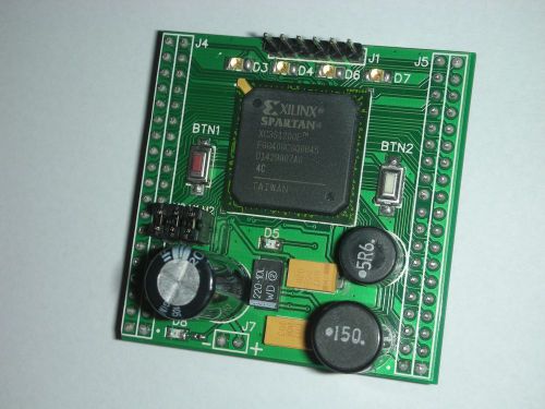 XILINX SPARTAN-3E XC3S1200E FPGA module. Development board XMF3E