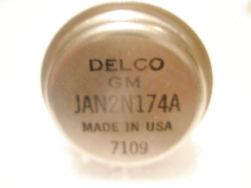 (NOS) DELCO/GM (USA) JAN2N174A  POWER TRANSISTOR GERMANIUM  TO-36 HOUSING