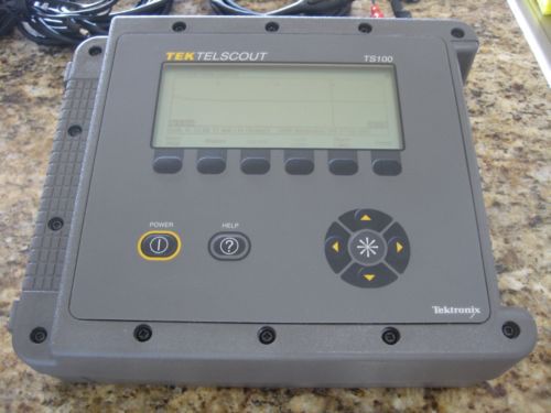 Tektronix ts100 telscout tdr cable fault detector with cable option 1 for sale