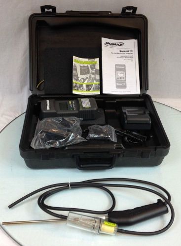 BACHARACH MONOXOR III WITH INFARED PRINTER KIT and CASE