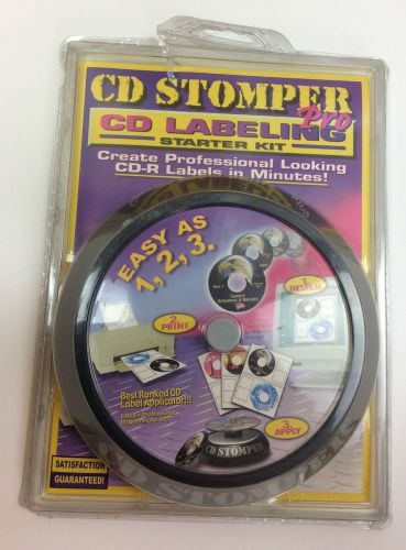 Avery CD Stomper Pro CD Labeling Starter Kit with New Labels FREE SHIPPING
