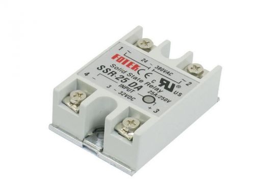 Solid State Relay SSR-25 DA Output 24V-380V 25A For PID Temperature Controller