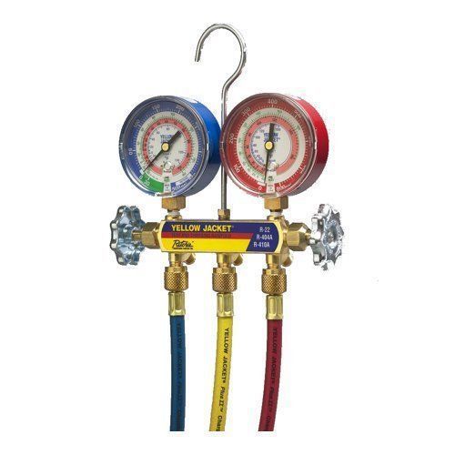 Yellow cord jacket manifold 3 gauges for sale