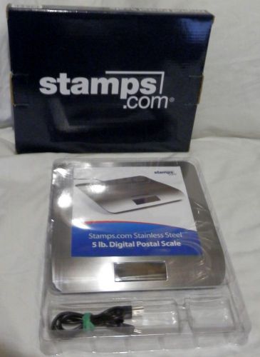 Stamps.com Stainless Steel 5 lb Digital Postal Scale