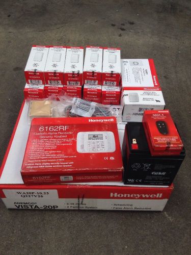 Honeywell Vista-20P Alarm Kit 6162RF Keypad 10-5816 -5800PIR-RES 5834-4 Wireless