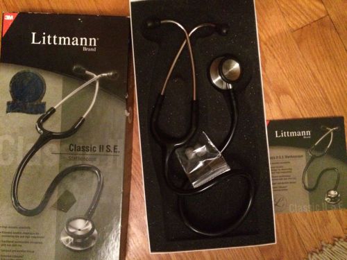 littmann stethoscope classic ii SE NEW in BOX black 28 inches