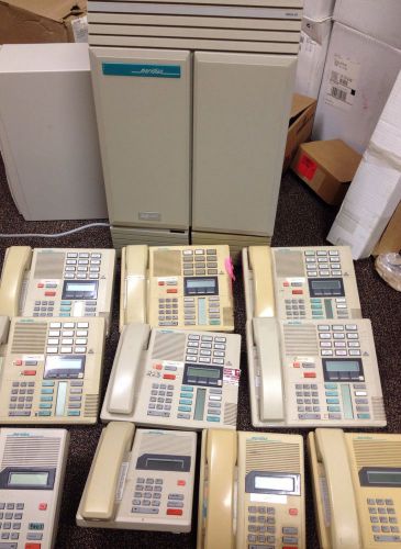 Nortel Meridian M8X24-DS KSU w/DR5 Phone System &amp; 6 M7310, 4 7100 Telephones