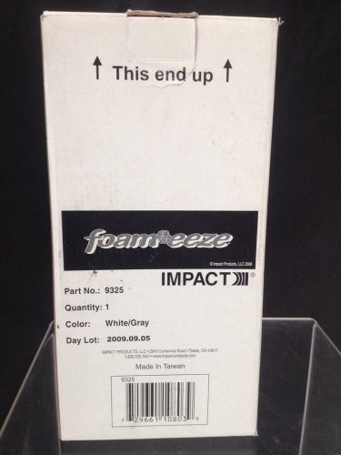 Impact foam eeze soap dispenser 9325 wht/gray in the box for sale