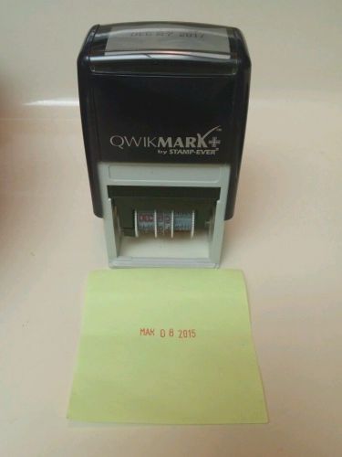 Qwik mark self inking stamp