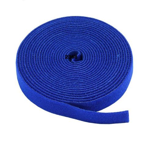 Fastening tape 0.75inch one wrap hook &amp; loop fastening tape 5 yard/roll - blue for sale