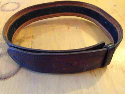 Safariland brown contoured duty belt, small  for sale
