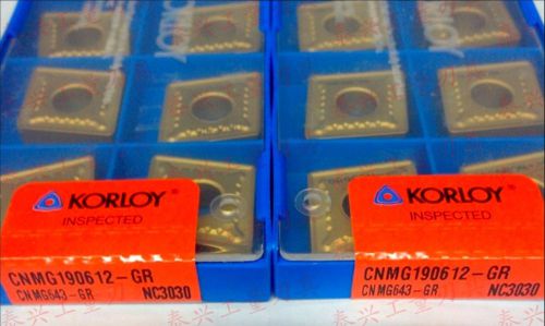 NEW in box Korloy  CNMG190612-GR NC3030 CNMG643-GR   Carbide Inserts 10PCS/Box