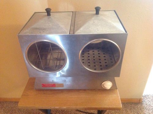Vintage Hot Dog Steamer Cooker By Chefmaster Century