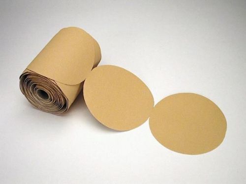 Mirka Gold 23-342-400 6&#034; Sticky Back PSA Sanding Discs 400 Grit, 100/Roll