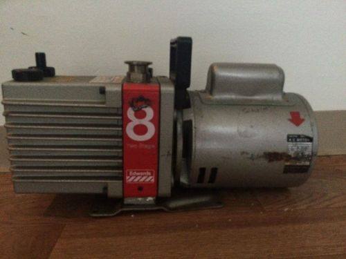 Edwards e2m8 8 rotary vane two-stage vacuum pump for sale