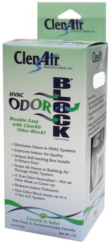 ClenAir 1502 - HVAC Odor Block Treats Up To 3 Tons For 2 Months