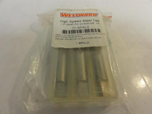 85949 New In Box, Westward 5PXL2 Hand Tap Set, 3 PC, HSS, 1/2-20, H3 Limit