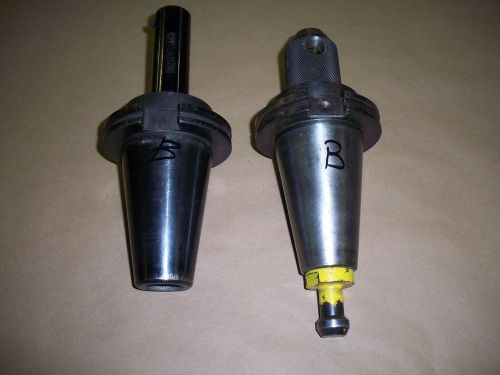 (2) cat50 end mill tool holders for sale