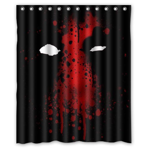 Best Quality Deadpool Shower Curtain available 4 Size Style 2