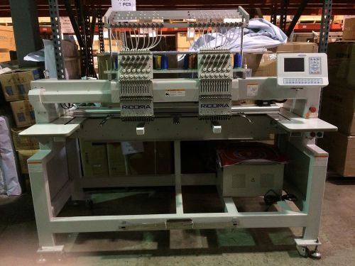 RiCOMA 1202 CH-W Wide Format 12 needle 2 head Commerical Embroidery Machine