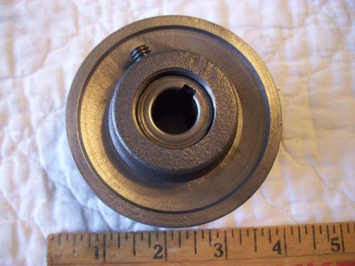 Browning 1vl34 heavy steel  3 1/8&#034; diameter pulley adjustable screw 1/2&#034;-1&#034; wide for sale