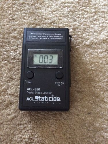 ACL Staticide , Model 350 Digital Static Locator Measurement Distance &amp;range