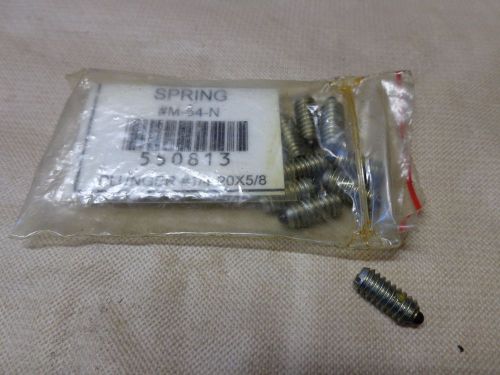 13 NEW SPRING PLUNGERS #M-54-N 1/4X20X5/8