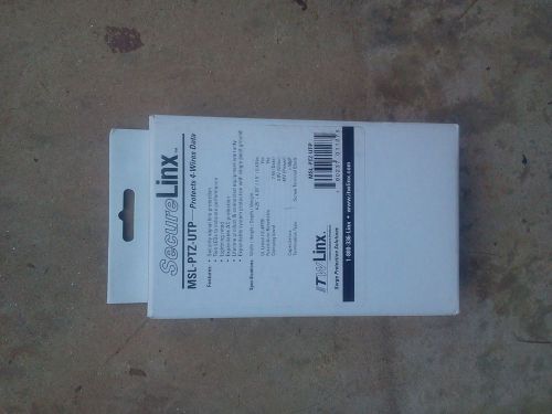 Itw linx securelinx surge protector msl-ptz-utp - new in box for sale