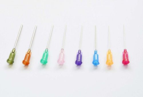 50pcs 1.5&#034;  21Ga Purple Blunt dispensing needles syringe needle tips