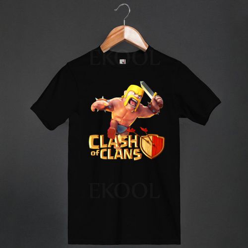 New T-Shirt CLASH OF CLANS COC BARBARIAN GAME LOGO Mens Tee Size S To 2XL