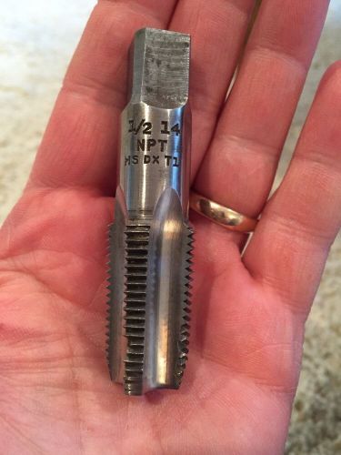 Greenfield d3 1/2&#034; - 14 npt hs dx t1 hand tap 4 flutes  made in usa for sale