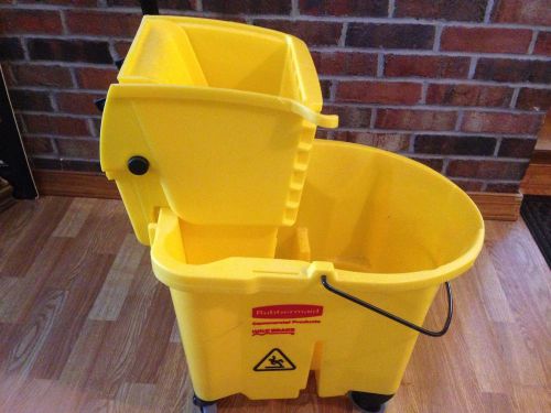 Rubbermaid commercial yellow mop bucket..new for sale