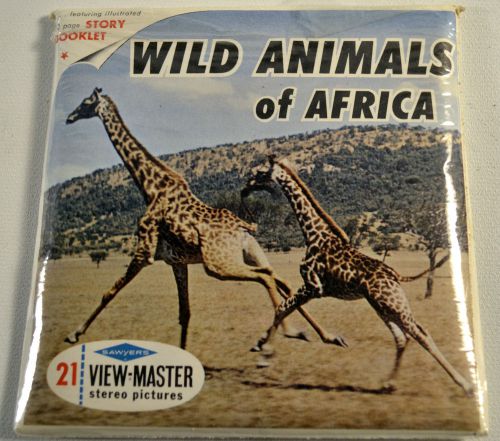 Sawyer&#039;s View-Master Wild Animals of Africa Real Set B618, 6281-2-3