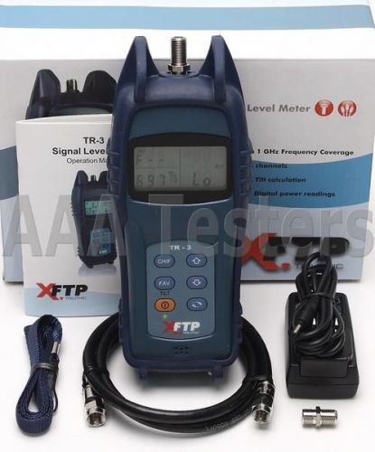 Trilithic xftp tr-3 catv signal level meter 46 mhz to 1 ghz frequency tr3 for sale