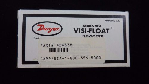 Dwyer series vfa visi-float vfa-42-ssv flow meter 2&#034; scale for sale