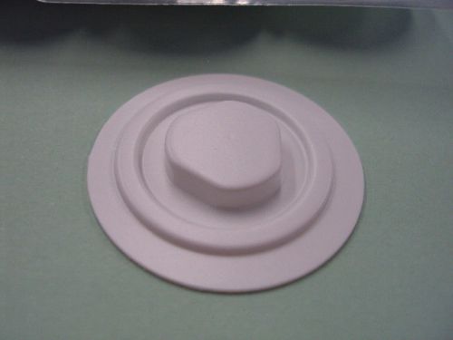 75 Pak Plastic CD/DVD HUBS  with Self-Adhesive Back - WHITE - FREE Shipping