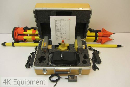 Dual topcon hiper lite+ gps gnss base/rover receivers, fc-100 pocket-3d 6.11.p01 for sale