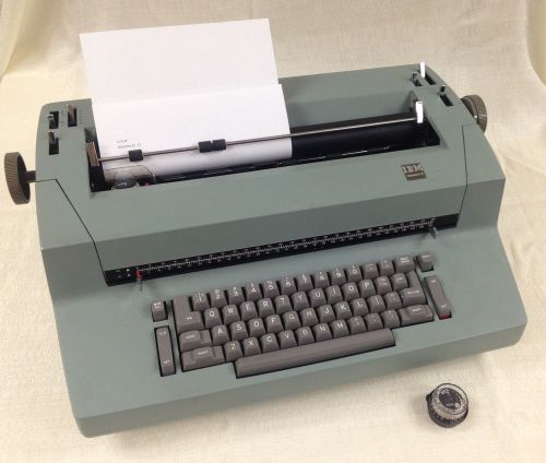 IBM SELECTRIC II ELECTRIC TYPEWRITER WITH EXTRA ELEMENT BALL-
							
							show original title